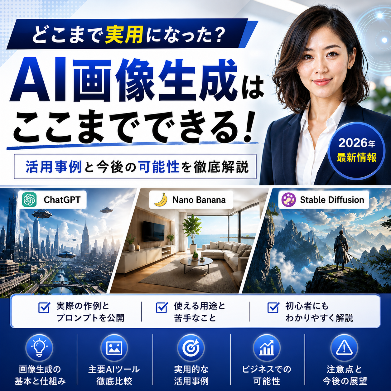 AI画像生成はどこまで実用になったのかを示す記事サムネイル